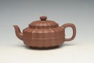紫砂壶图片：腰带菱花 - 宜兴紫砂壶网