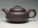 紫砂壶图片：双线足鼓 - 宜兴紫砂壶网