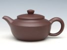 紫砂壶图片：合扁（紫泥）400ML - 宜兴紫砂壶网