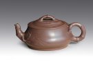 紫砂壶图片：扁古竹 - 宜兴紫砂壶网