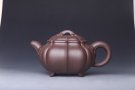 紫砂壶图片：筋纹菱花如意 - 宜兴紫砂壶网