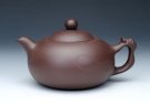 紫砂壶图片：飞仙壶 紫泥 - 宜兴紫砂壶网