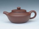 紫砂壶图片：汉扁（枣红泥） - 宜兴紫砂壶网