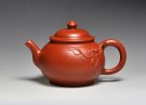 紫砂壶图片：《葫芦》泥料：朱泥  容量：350cc - 宜兴紫砂壶网