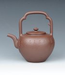 紫砂壶图片：吴经提梁 - 宜兴紫砂壶网