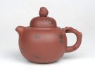 紫砂壶图片：寿桃  250CC... - 宜兴紫砂壶网