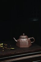 紫砂壶图片：六方菱花 - 宜兴紫砂壶网