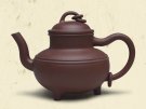 紫砂壶图片：三足鼎（全手工制作） - 宜兴紫砂壶网