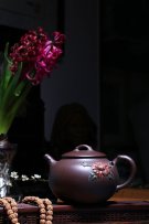 紫砂壶图片：富贵牡丹 - 宜兴紫砂壶网