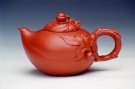 紫砂壶图片：红圣桃壶 - 宜兴紫砂壶网