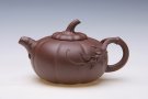 紫砂壶图片：紫泥扁南瓜 - 宜兴紫砂壶网