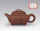 紫砂壶图片：椭圆菱花如意 - 宜兴紫砂壶网