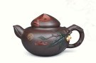 紫砂壶图片：十二生肖之 灵猴献寿 - 宜兴紫砂壶网