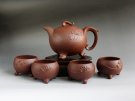 紫砂壶图片：浪淘沙套具 - 宜兴紫砂壶网