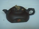 紫砂壶图片：半扁青蛙 - 宜兴紫砂壶网